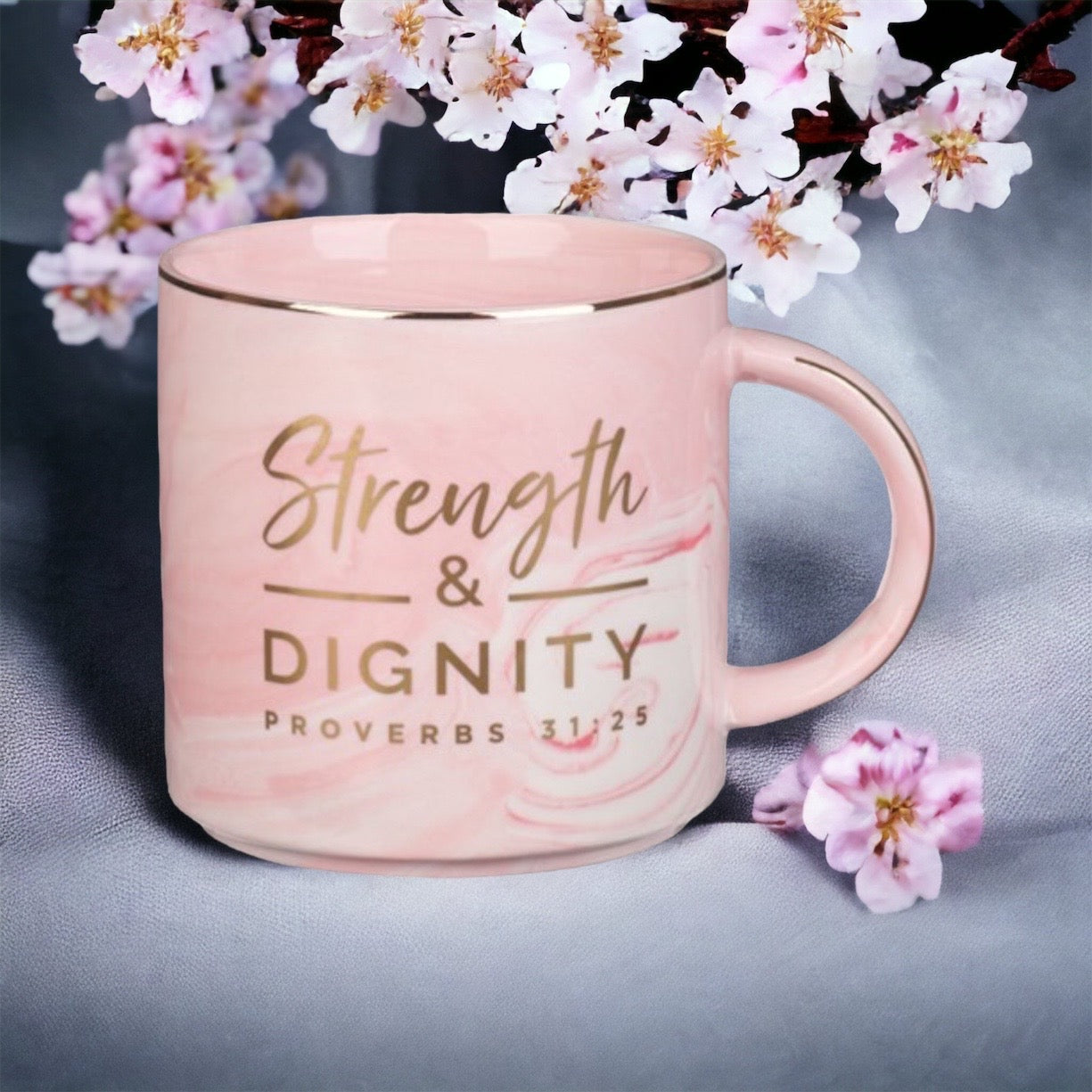 Strength & Dignity Pink Mug