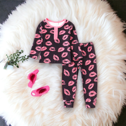 Valentine Kisses PJ Set