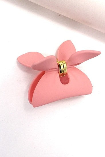 Matte Bow Hair Claw Clips