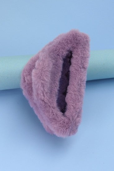 Luxurious Large Furry Hair Claw Clips