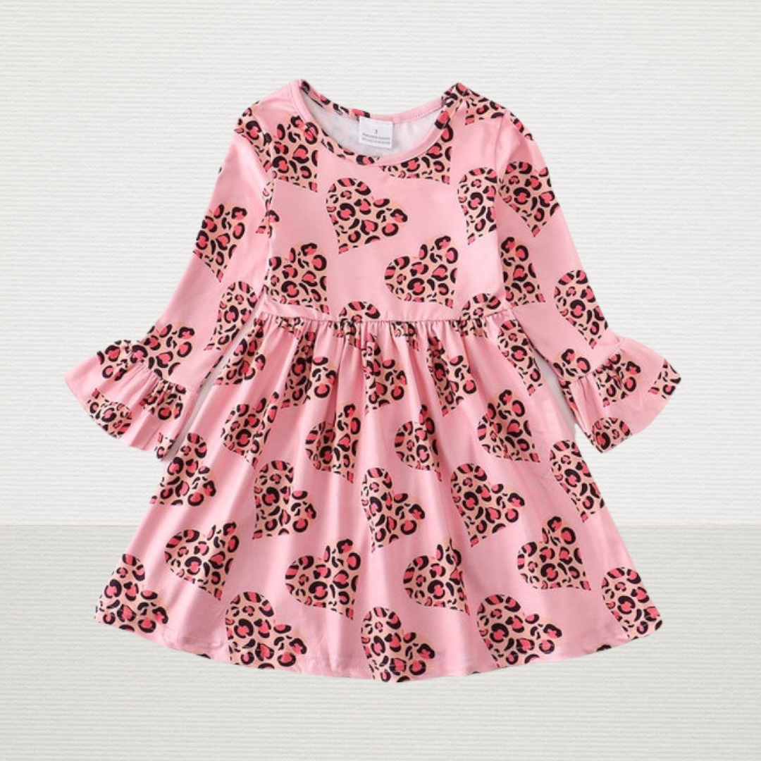 Leopard Heart Dress