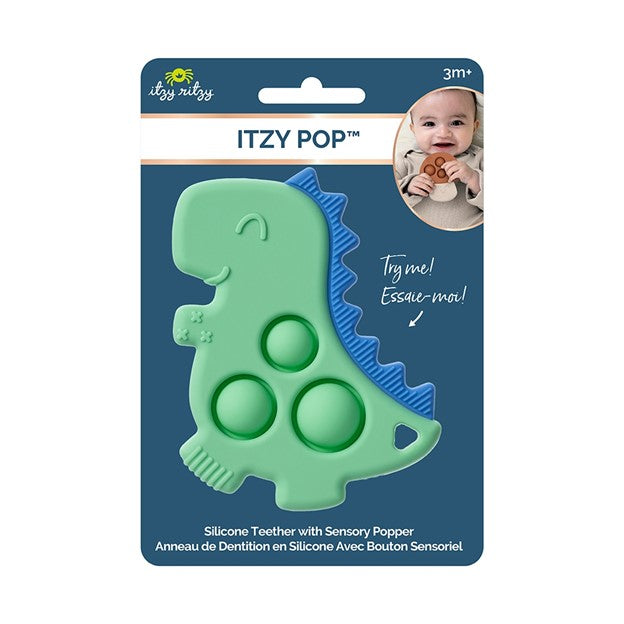 Itzy Pop Dinosaur Teether Toy