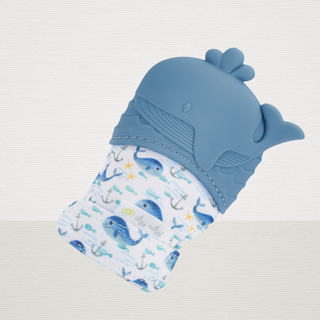 Teething Mitts (whale)