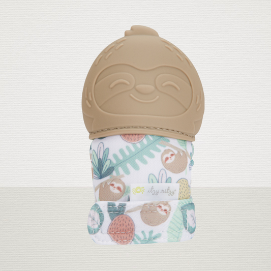 Teething Mitt (sloth)