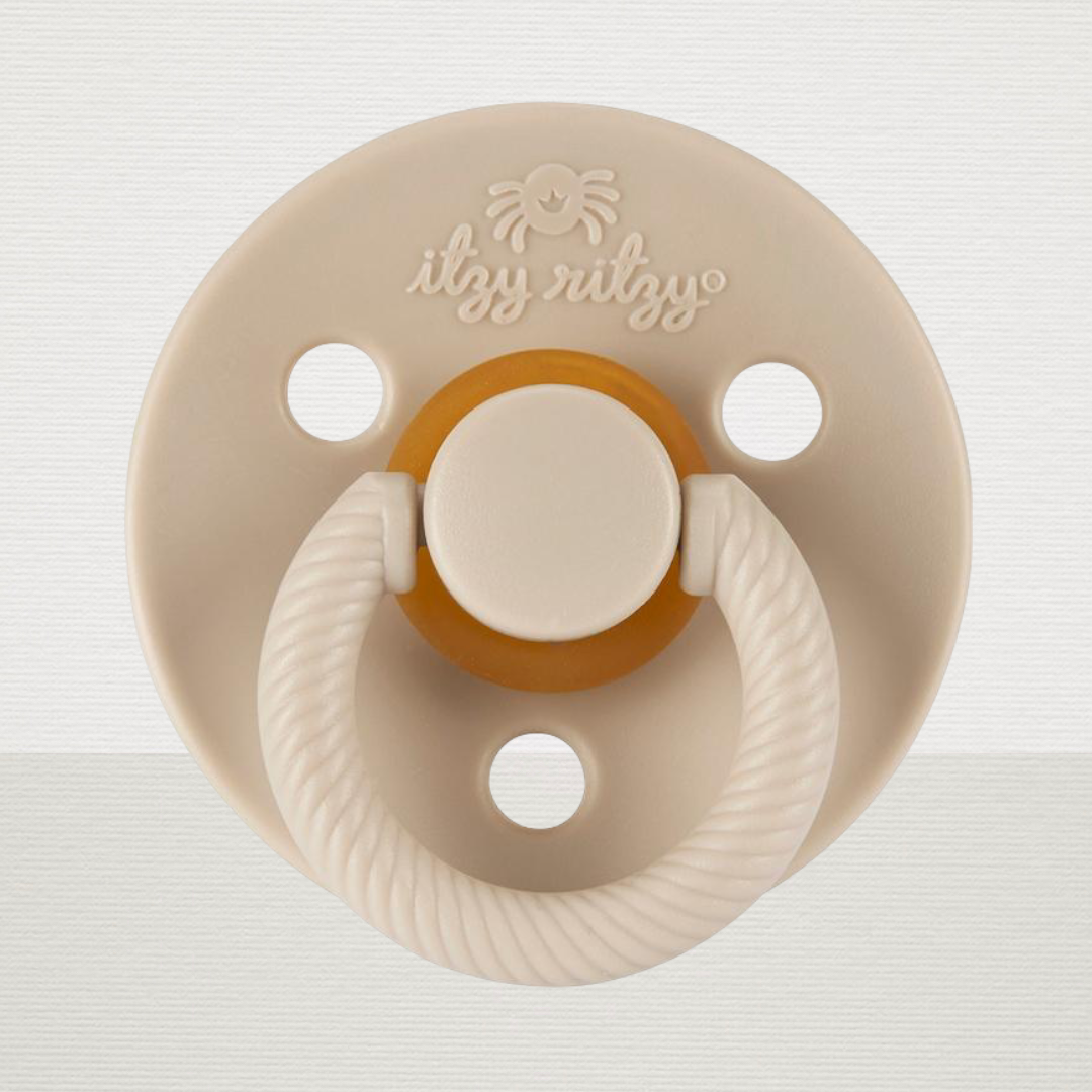 2pk Itzy Soother Natural Rubber Pacifier (neutral)