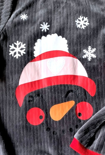 Frosty Fleece Romper w/ Cap