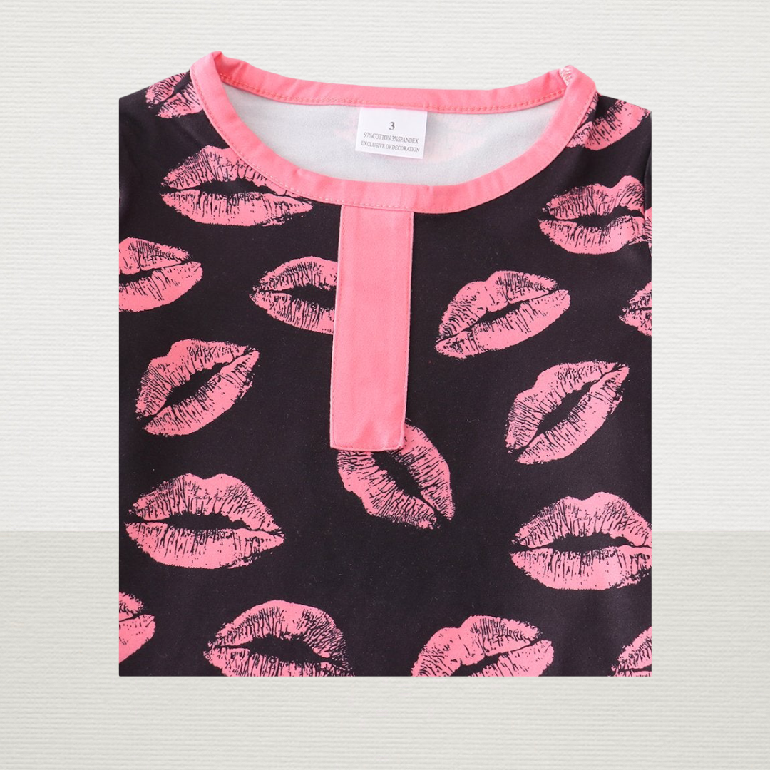 Valentine Kisses PJ Set