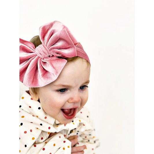 Big Velvet Bow Headbands