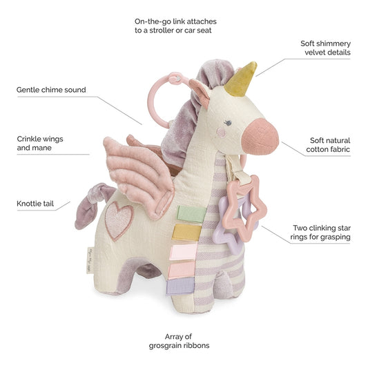 Link & Love Pegasus Activity Plush & Teether