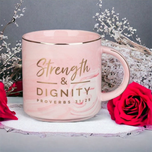 Strength & Dignity Pink Mug
