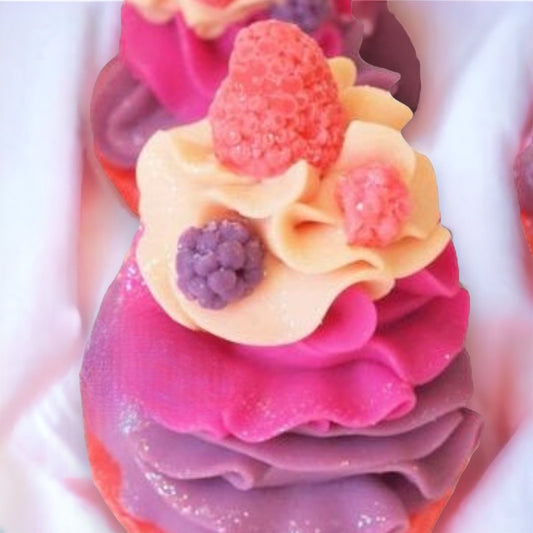 Black Raspberry Vanilla Cupcake Soap