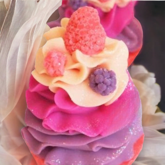 Black Raspberry Vanilla Cupcake Soap