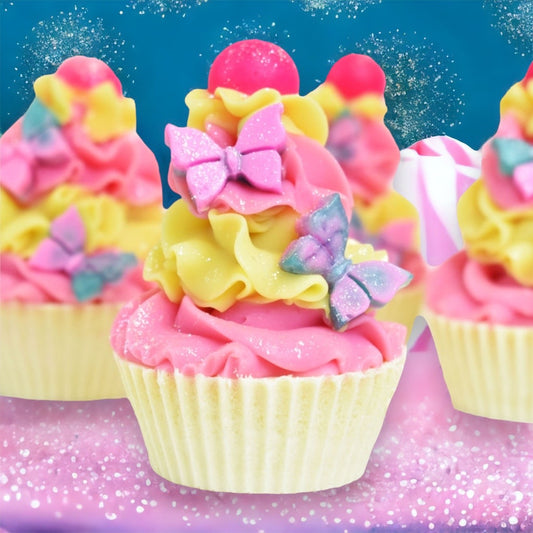 Butterfly Kisses Artisan Cupcake Soap