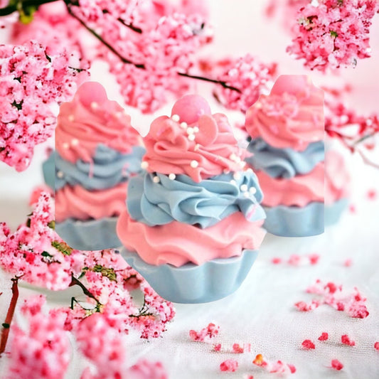 Cotton Candy Artisan Cupcake Soap