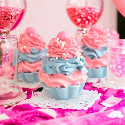 Cotton Candy Artisan Cupcake Soap