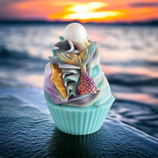 Mermaid Kisses Artisan Cupcake Soap